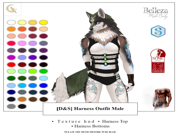 [D&S] Harness Outfit Male