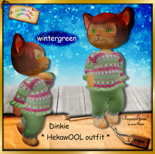 ALF Dinkie *  HekawOOL wintergreen