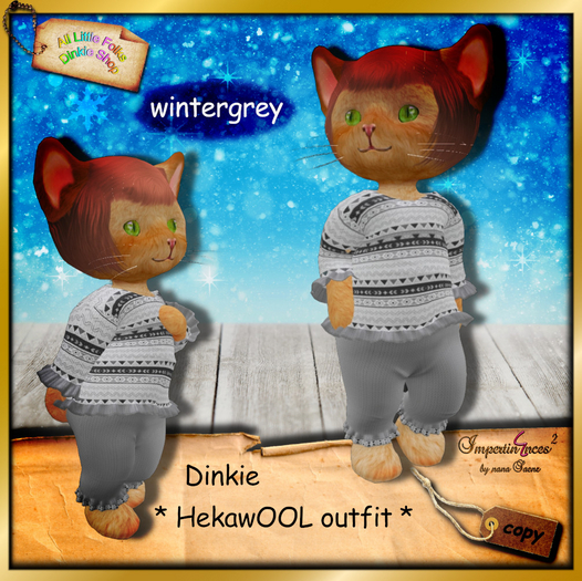 ALF Dinkie *  HekawOOL wintergrey