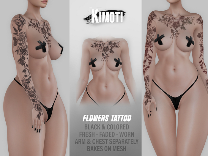 ~Kimoti~ \\ Flowers Tattoo