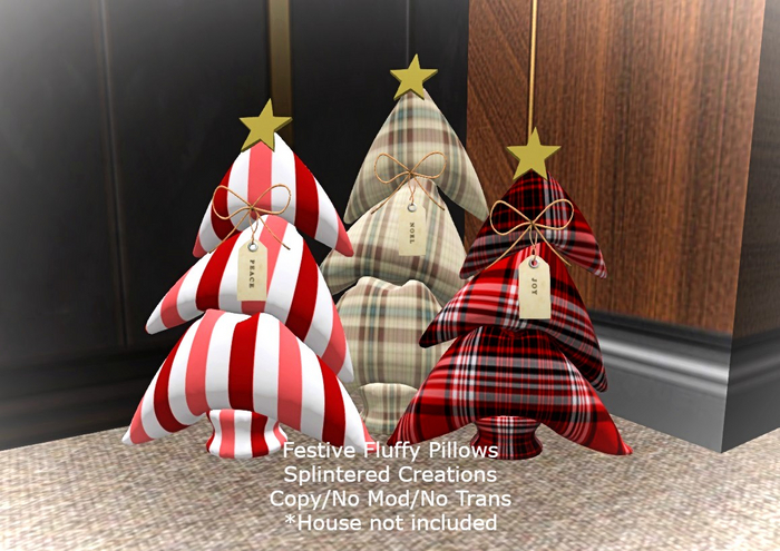 Festive Fluffy Pillow Set