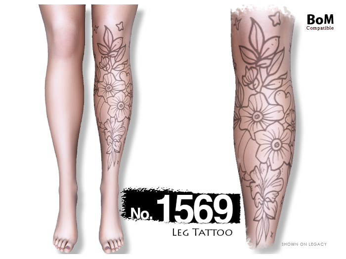 (Leg Tattoo) No.1569