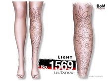 (Leg Tattoo) No.1569 Light
