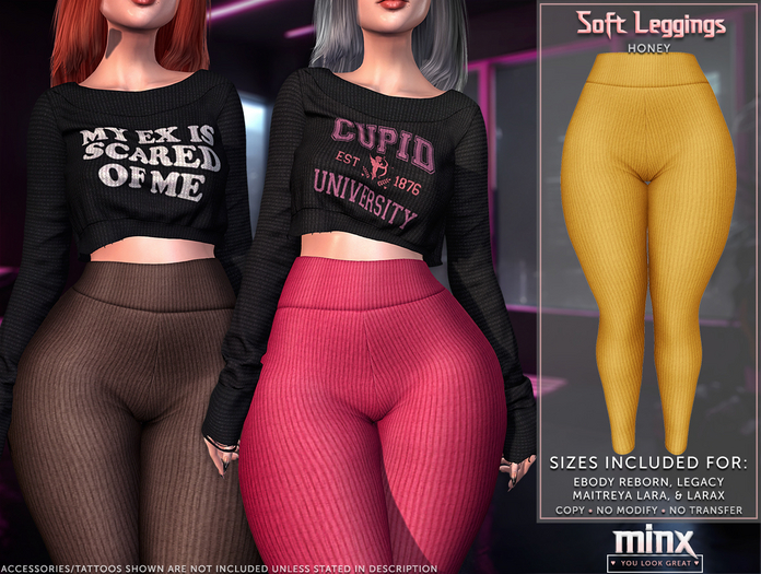 Minx - Soft Leggings - Honey (add me)