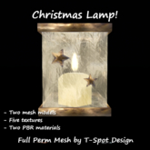 T-Spot Mesh - Christmas Lamp - Updated Version - FP - LI=1.2