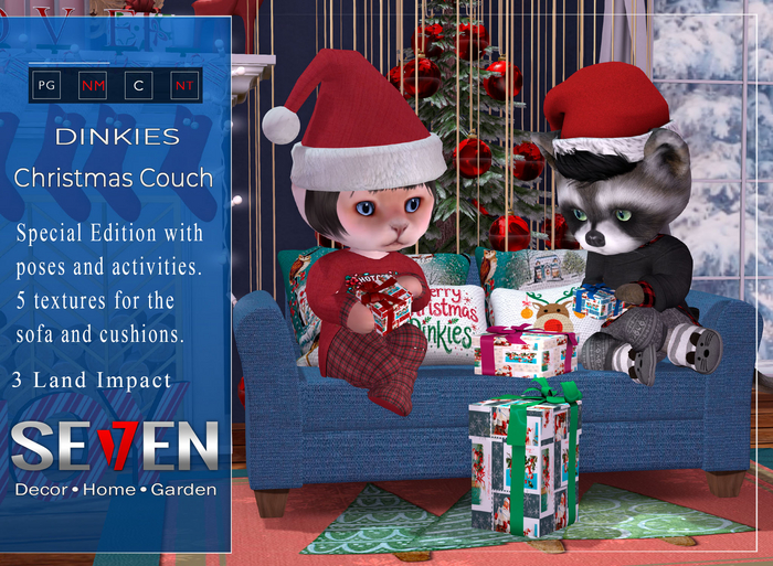 SE7EN - Christmas Couch Dinkies