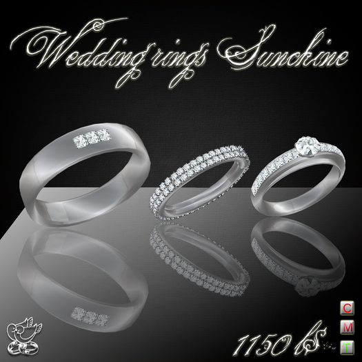 Wedding Rings sunshine