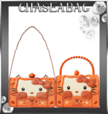 Orange "Kitty Kisses" Handbag
