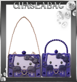 Purple "Kitty Kisses" Handbag