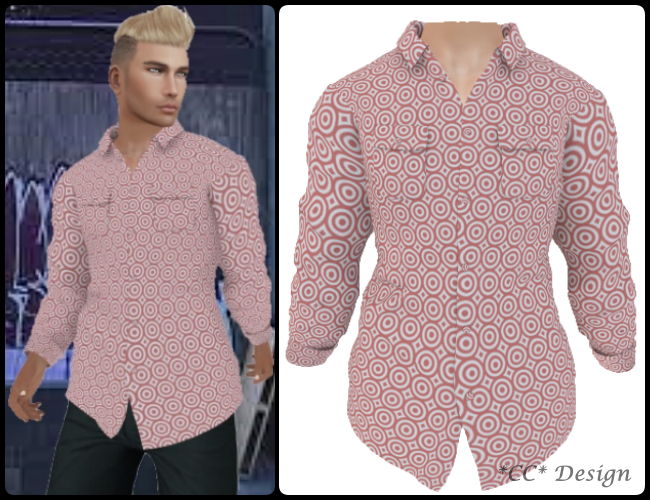 (117) *CC* Timo Crazy Shirt Maroon