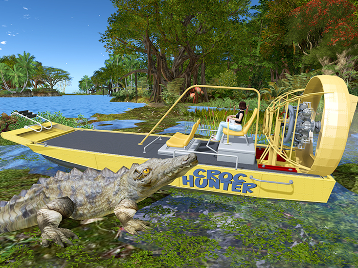 Croc Hunter Airboat