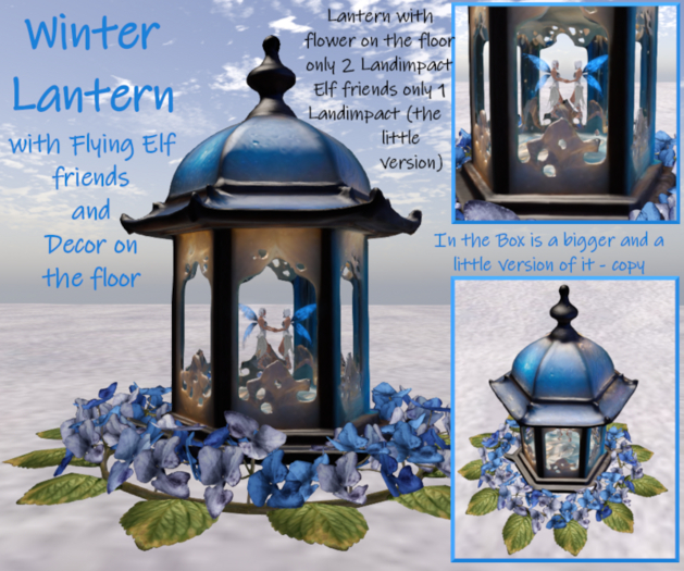C.M.D. - Winter lantern w. elf friends NEW VB