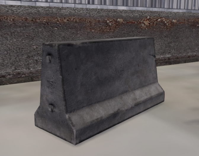 MESH Concrete Barrier FULL PERM