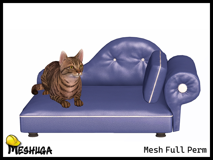 Meshuga Pet Accessories - Fancy Cat Sofa  FULL PERM MESH 