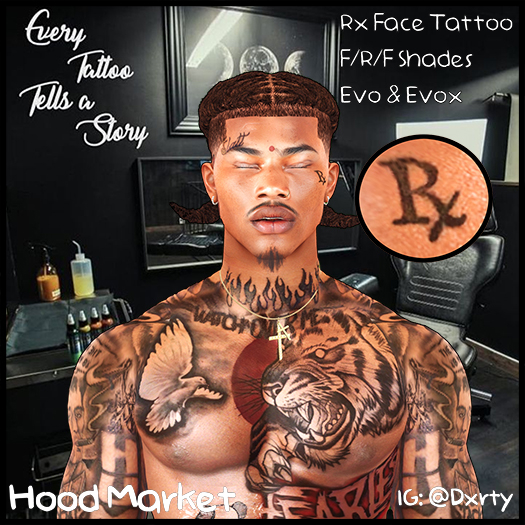 [HM] Rx Face Tattoo Evo&Evox
