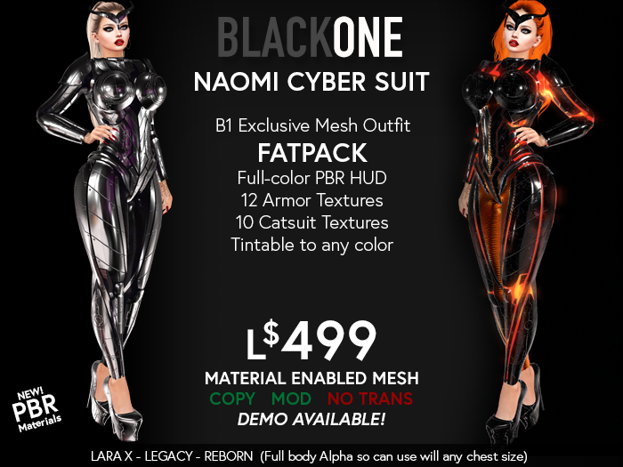 .:B1:. Naomi Cyber Suit v1 (ADD ME)