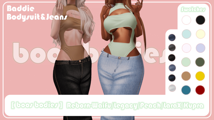 [RETIRED] Baddie - Bodysuit & Jeans - FATPACK