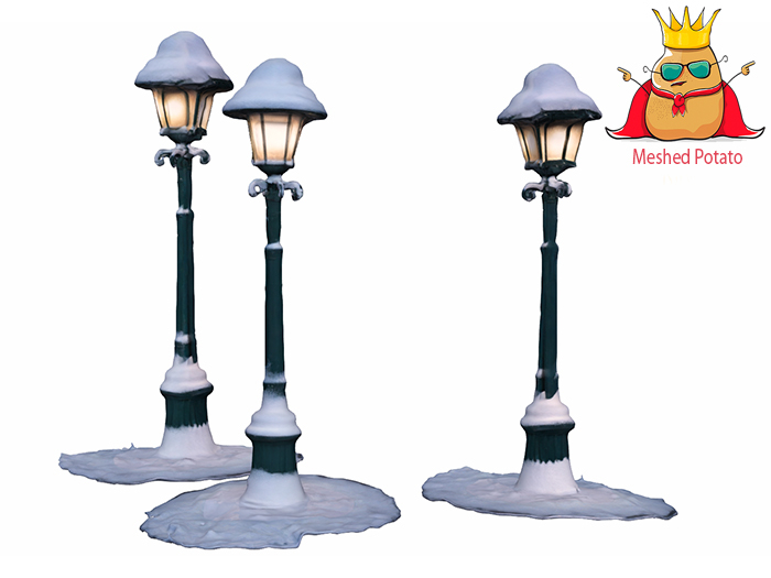 Meshed Potato - Snow Covered Street Light Full Perm