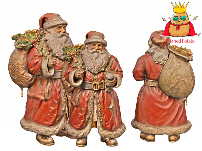 Meshed Potato - Santa Statue  Full Perm