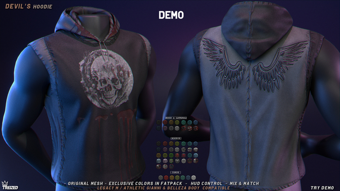 TREIZED Devils Hoodie DEMO