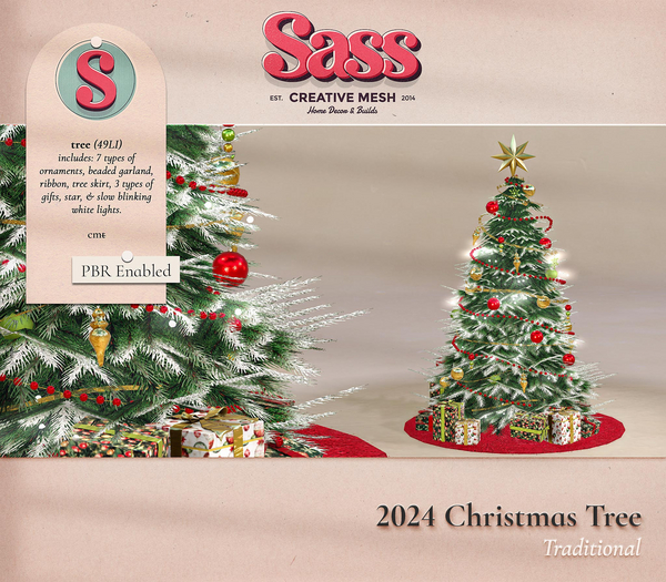 Sass [2024 Christmas Tree] Traditional