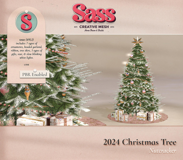 Sass [2024 Christmas Tree] Nutcracker
