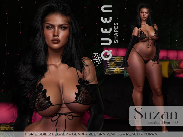 .::Queen Shapes:: SUZAN FOR LELUTKA FLEUR 4.0 - ADD/REZ