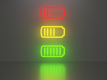 Battery 2 neon sign Full Permission
