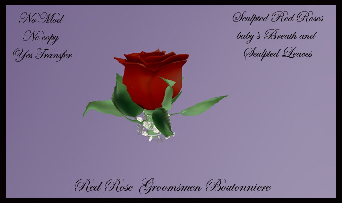 RW-Boutonniere-Groomsmen Red