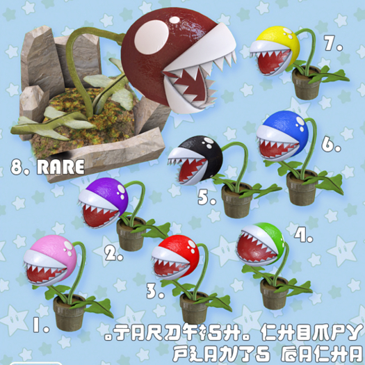 .Tardfish. Chompy Plant Ground [RARE]
