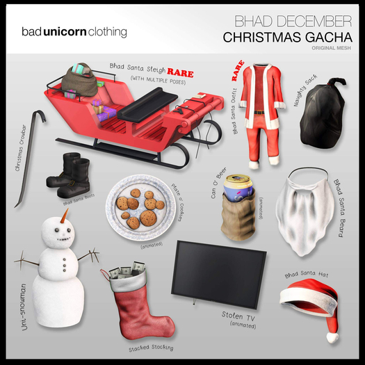 [BUC] Bhad Santa Sleigh RARE