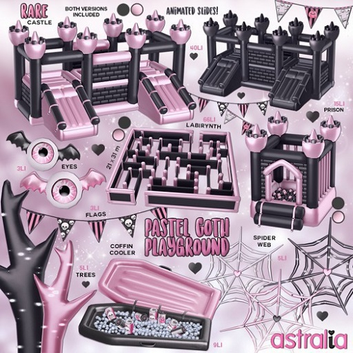Astralia - Pastel Goth Playground (Castle) RARE
