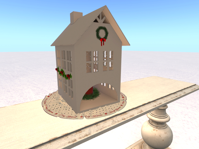 Christmas mini house