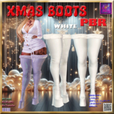 Xmas 24 White  Boots  PBR
