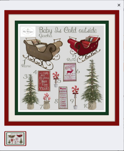 01 Bee designs Baby is Cold Outside  RARE