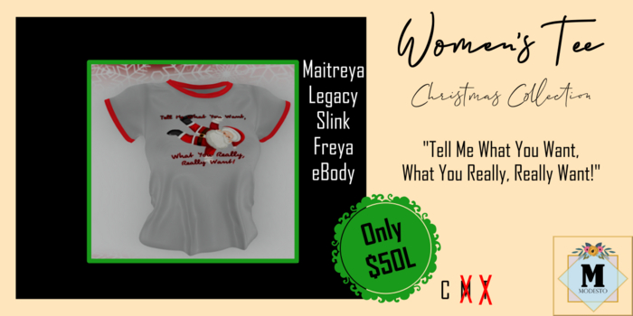 {M} Women Tee Christmas - Tell Me 