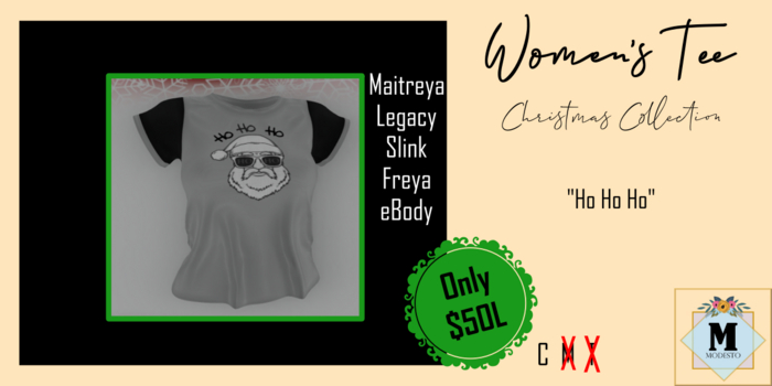 {M} Women Tee Christmas - Ho Ho Ho 
