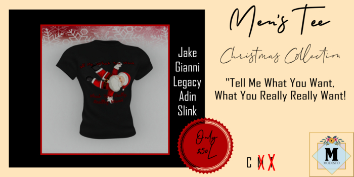 {M} Men Tee Christmas Collection - Tell Me