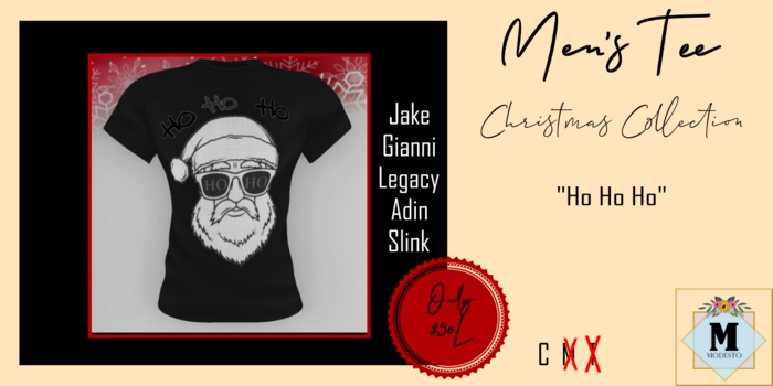 {M} Men Tee Christmas Collection - Ho Ho Ho 