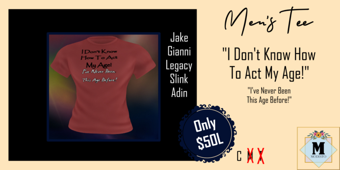 {M} Men Tee - My Age 