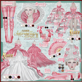 CUREMORE / Antoinette's Closet II / Rococo Heels / Wine