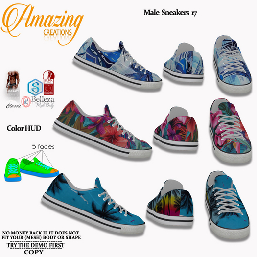 Sneakers - AmAzInG CrEaTiOnS Male Sneakers 16