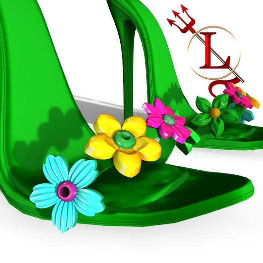 Green Flower Heels REBORN