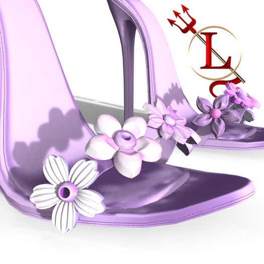 Lilac Flower Heels REBORN