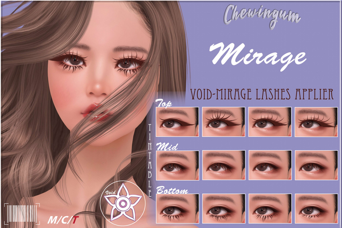 Chewingum MIRAGE EYELASH APPLIER FOR VOID MIRAGE BOX