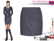 MI962421 Side Button Up Uniform Skirt