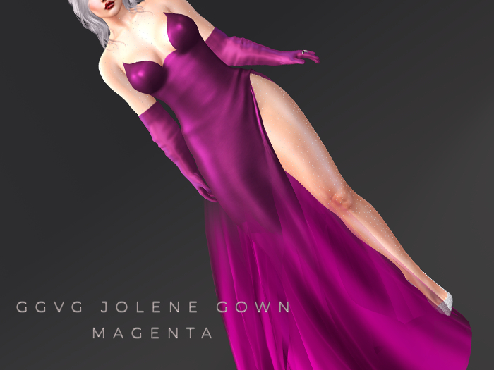 GGVG JOLENE GOWN MAGENTA