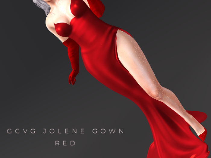 GGVG JOLENE GOWN RED