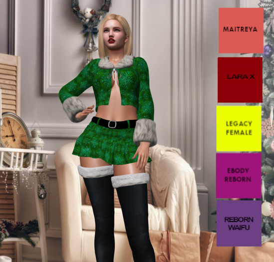 Lana Tyler Christmas In The City Set Green