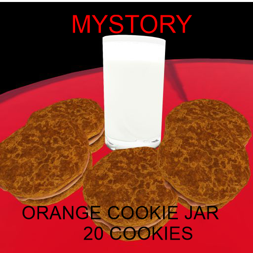 MYSTORY ORANGE COOKIE JAR  20
